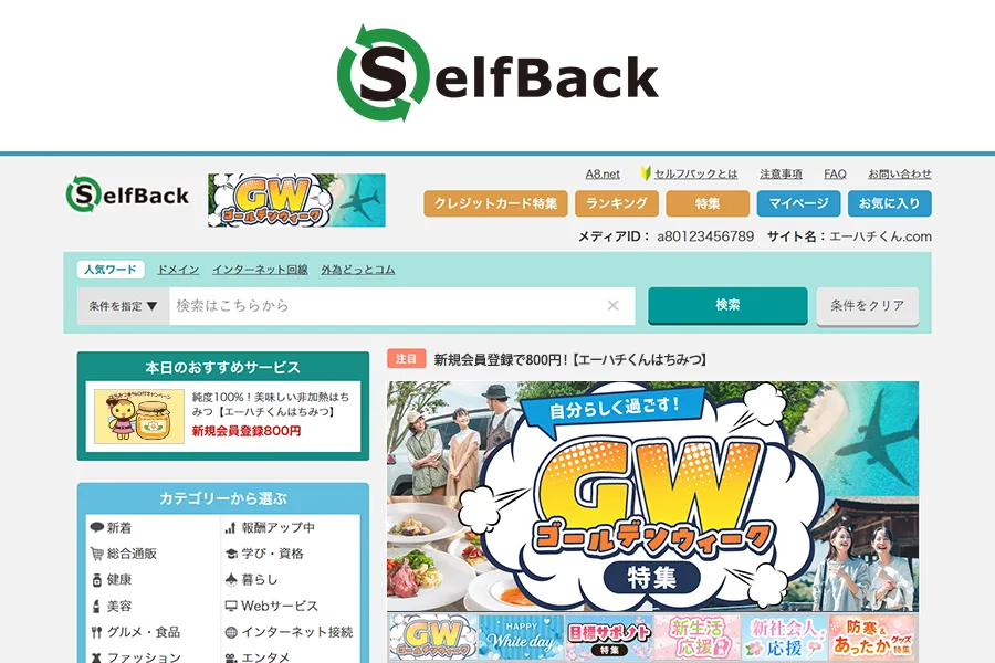 セルフバック